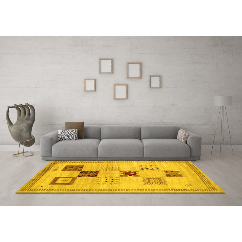 Performance Patchwork Indoor Rug, Square 5'