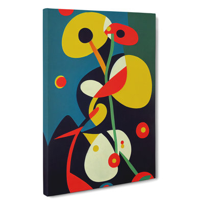Art Flowers Abstract No.1 - Wrapped Canvas