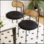 Ensemble de 2 chaises de salle à manger Hirima Modern Elegance - revêtement gris clair avec garniture cloutée noir mat, élégant et fonctionnel