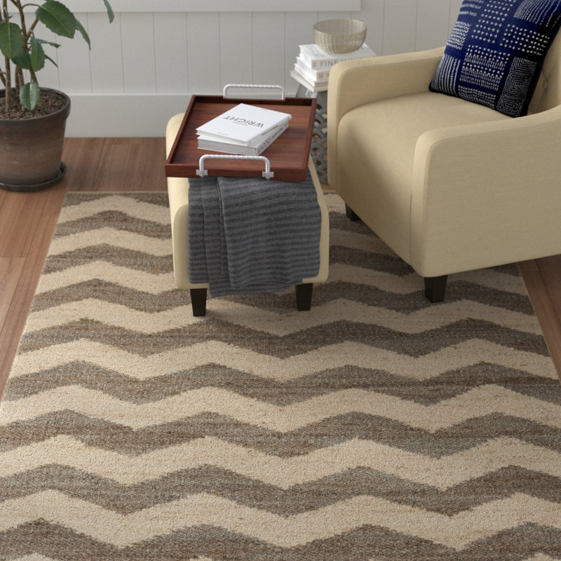 Hermine Chevron Indoor Rug, Rectangle 9' x 12'