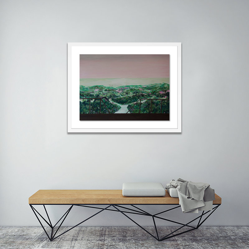 Ijmuiderslag Print by Peter De Boer, White, 19" H x 24" W x 1.5" D