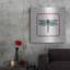 «Dragonfly Stamp Bright» par Courtney Prahl, art mural en métal-2138397473