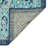 Blue Rectangle Polypropylene Rug
