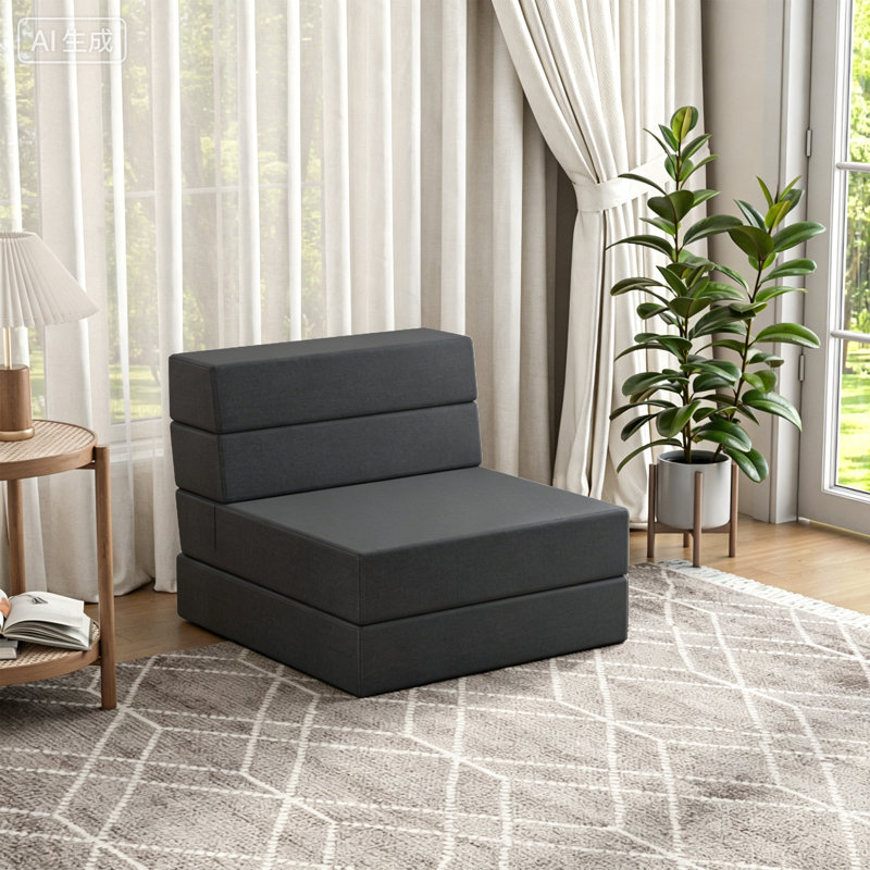 Rilie Sofa Bed, Black, 90 * 190 cm