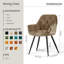 Velvet Tufted Upholstered Armchair Runge-384392276