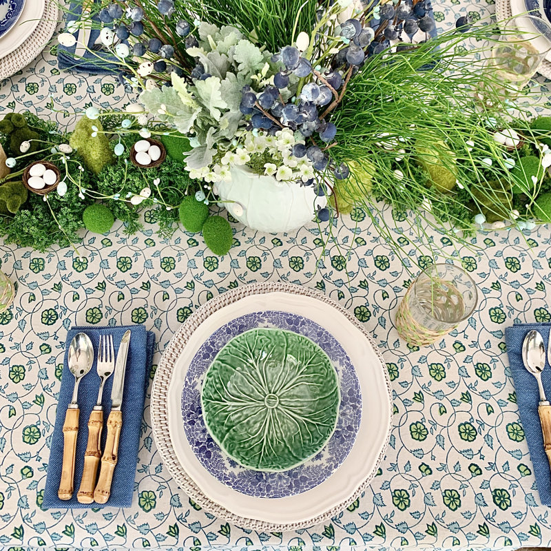 Square Tablecloth - Sea Breeze, 60" Square