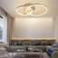 2-Light Dimmable LED Flush Mount