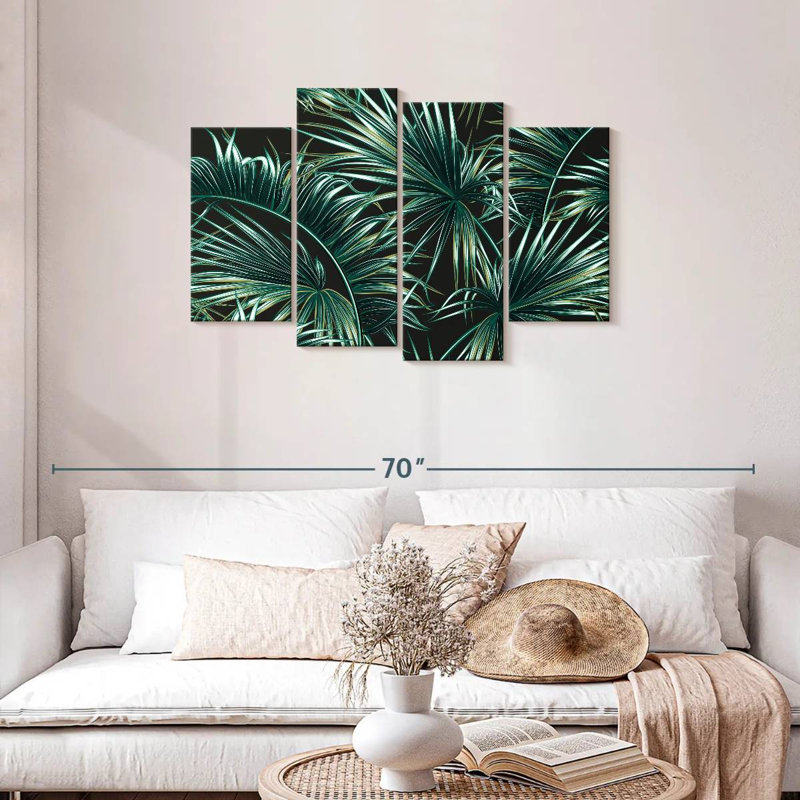 Feuilles de palmier Harnek Summer, H 27 po x l 43 po