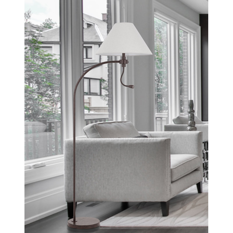 Lyeland 67.5'' Arched Floor Lamp, Bronze