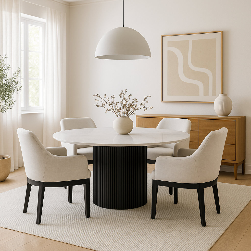 Fairmont 54" Dining Table, Black