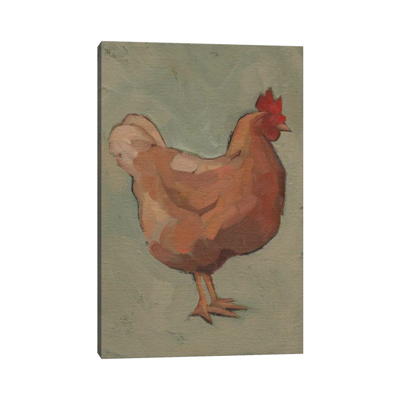 Egg Hen I by Jacob Green - Wrapped Canvas Painting, 152.5 cm H x 101.5 cm W