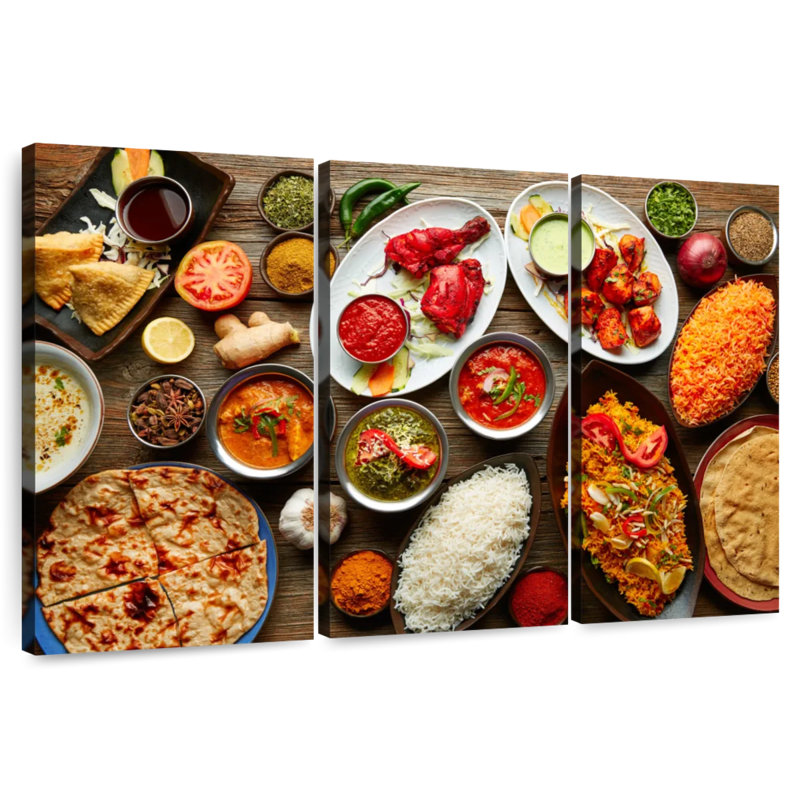 Yarlin Indian Cuisine Specialties, 20" H x 33" W