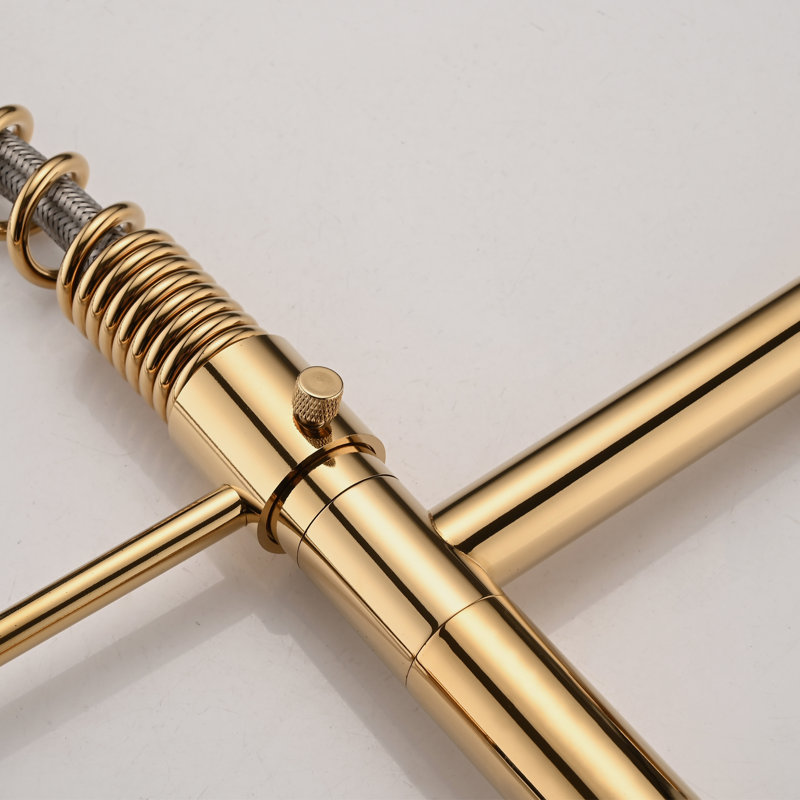 Robinet de cuisine à douchette extractible en acier inoxydable - Poignée unique, finition anti-rayures et antirouille, rotation à 360°, débit maximal de 1,8 gpm. Style moderne, acier inoxydable, résistant aux égratignures et à la rouille, pivotant.
