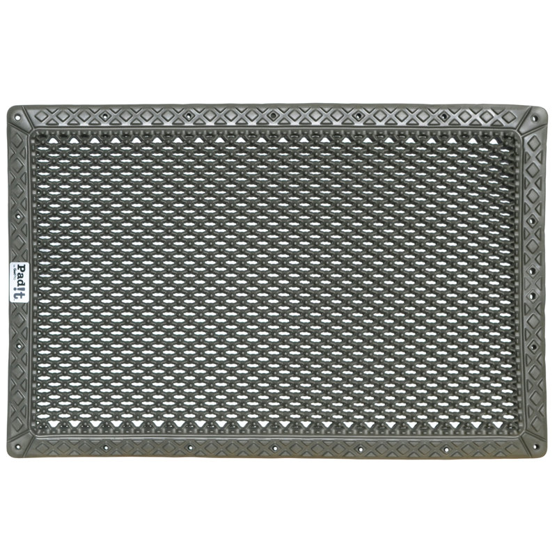 Solid Color Water Resistant Anti-Fatigue Non-Skid Kitchen Mat, Green