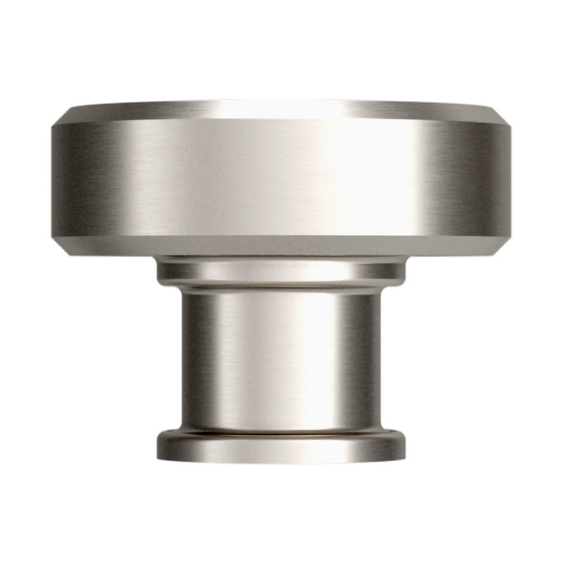 4411 Bevel Knob, 1.5", Satin Nickel