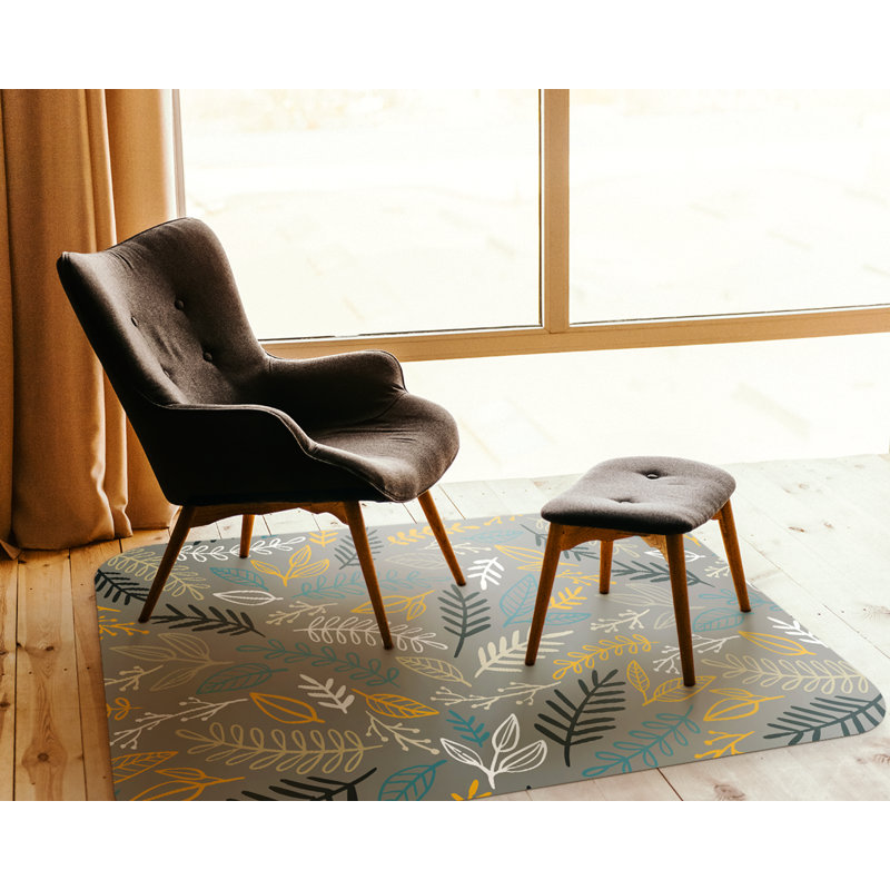 Nazanin Hard Floor Rectangular Chair Mat, 100 x 140cm
