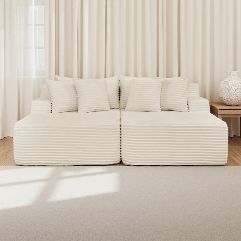 Méridienne à deux places, canapé compressé sans assemblage, fauteuil moderne moelleux, utilisé pour les salons et les chambres à coucher