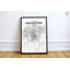 « houston city map », reproduction d’impression sur affiche en tons-22632925