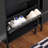 Shoe Cabinet Narrow 2 Drawers Flip-Down Entryway Shoe Storage for Hallway,Small Space,Living Room,Black 19.7"W x 7.5"D x 35.4"H-51085769-58925223-30946806