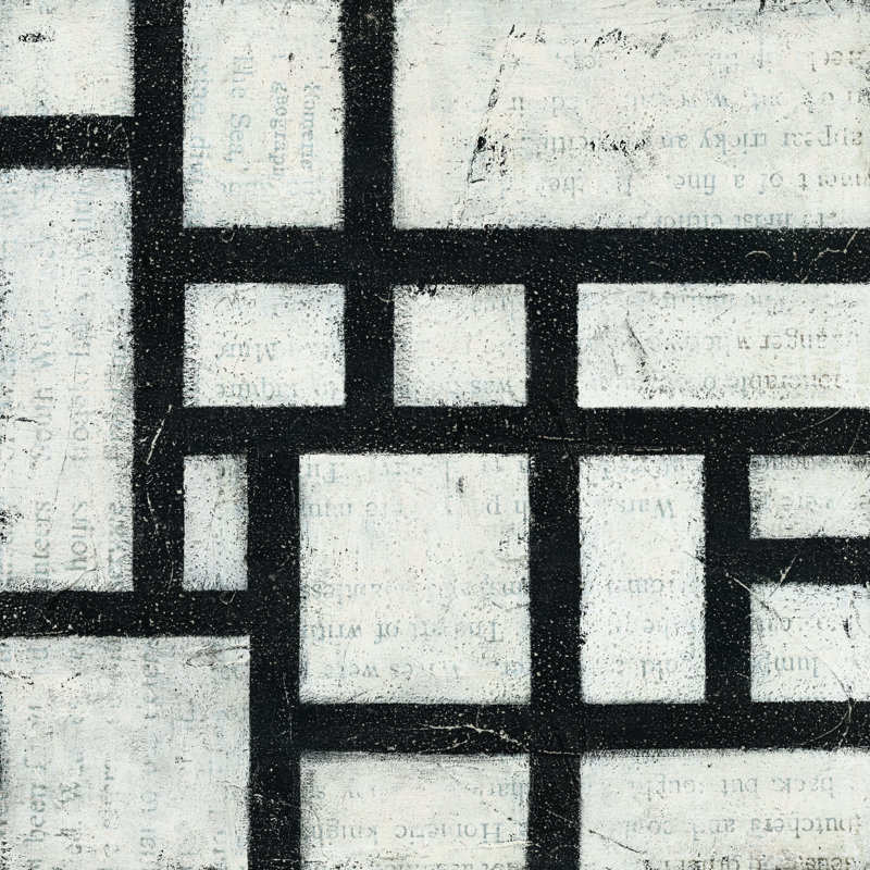 Labyrinth III 1 Piece Wrapped Canvas Painting, 122cm H x 122cm W x 3.8cm D