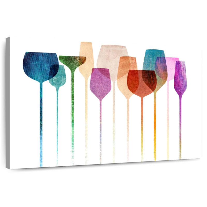 Senne Colorful Party Glasses, 34" H x 51" W