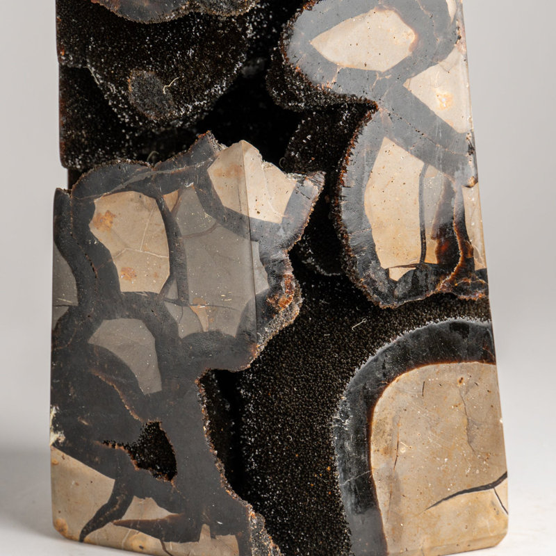 Genuine Polished Septarian Druzy Point from Madagascar (13 Lbs)