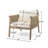 Aynara 28-Inch Modern Outdoor Woven Lounge Chairs