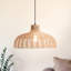 Luminaire suspendu en forme de dôme à 1 lumière avec accents de corde