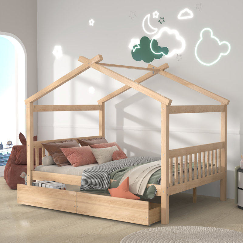 Arvelo Kids Full with Drawers, Natural