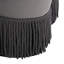 Tanith 99.06cm Wide Velvet Tufted Novelty Solid Colour Pouffe Ottoman-65911896