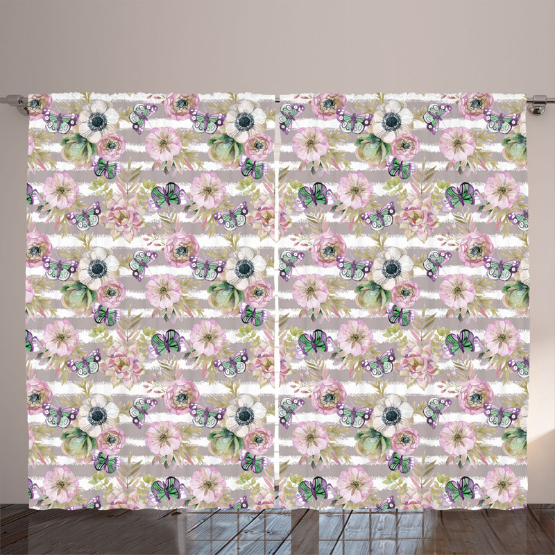 Semi Sheer Curtain Pair