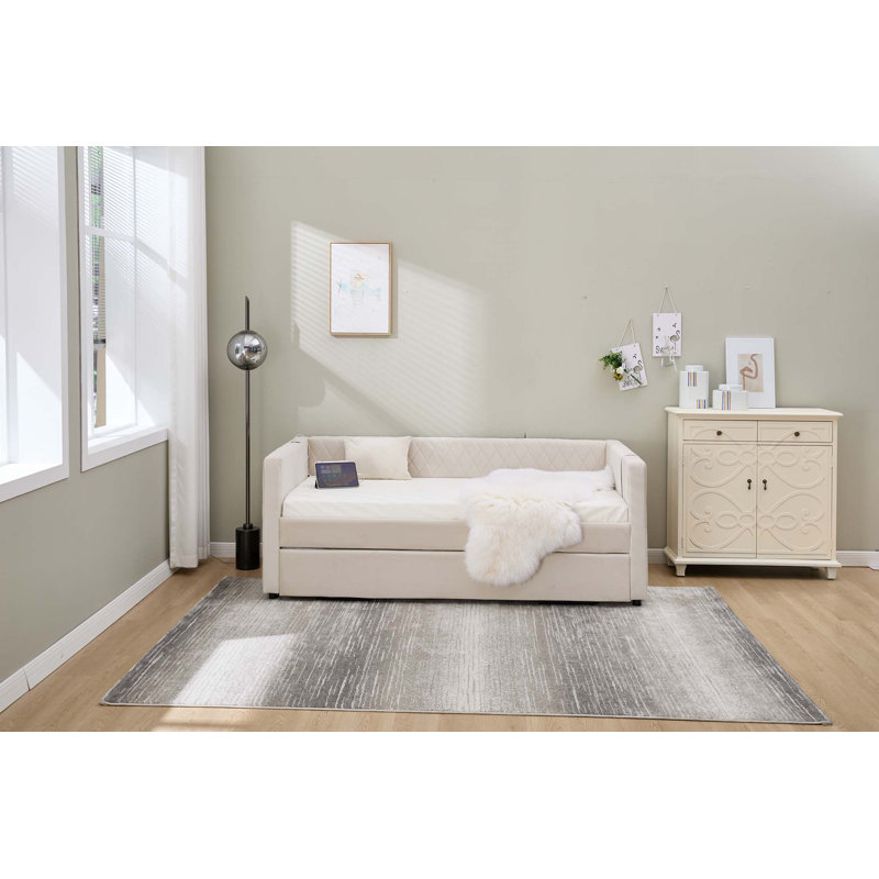 Velvet Daybed, Beige