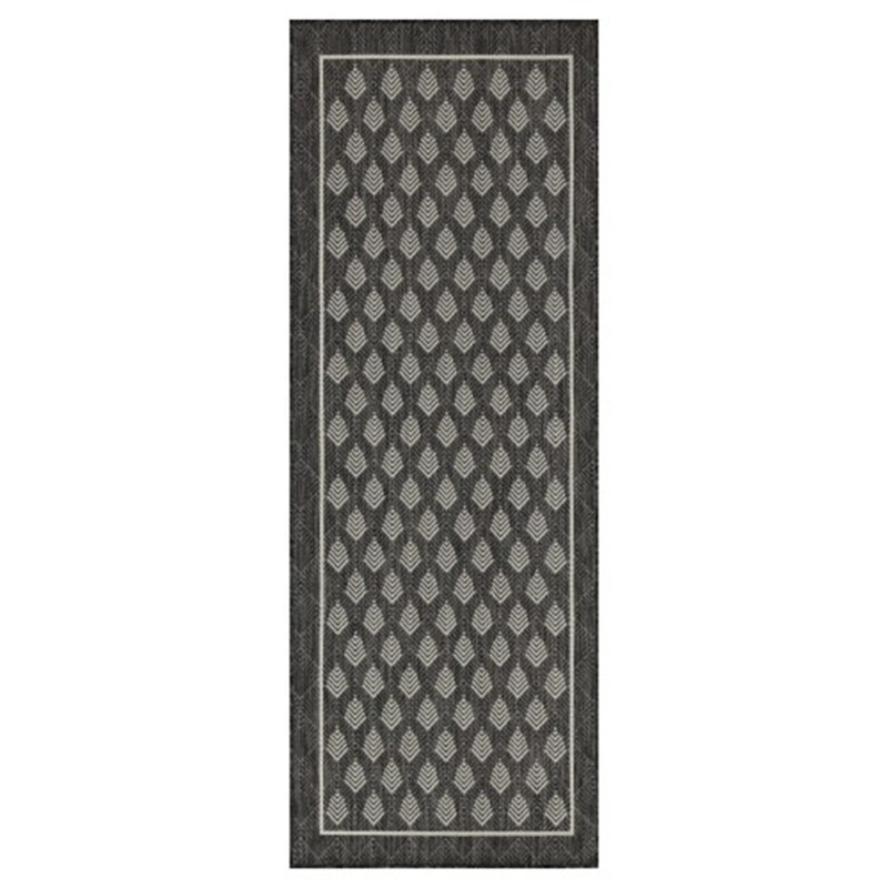 Grand tapis pratique intérieur / extérieur anthracite Sunshine