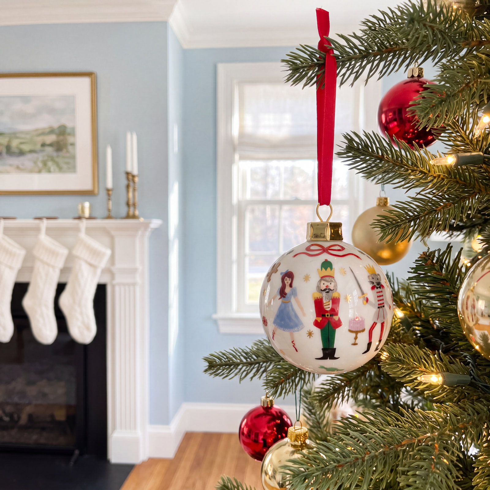 3" Porcelain Bauble