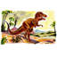 Angry Tyrannosaur - Graphic Art on Canvas