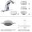 Single-Hole Bathroom Faucet with Drain Assembly-50085681
