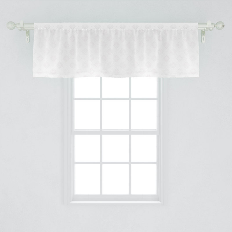 Floral Tailored Window Valance