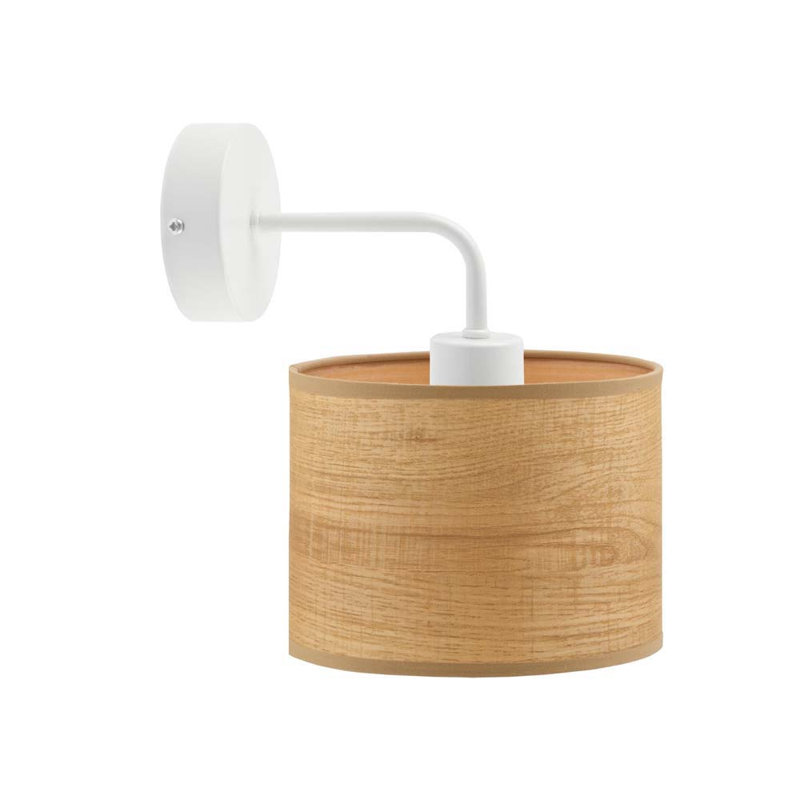 Blaile Steel Armed Sconce, Brown, Brown