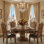Villa Valencia 4-Piece 60" Round Dining Set