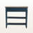 Flora Console Table in French Provincial, One-Drawer, Brown/Blue 29.68'' H X 31.2'' W X 9.82'' D