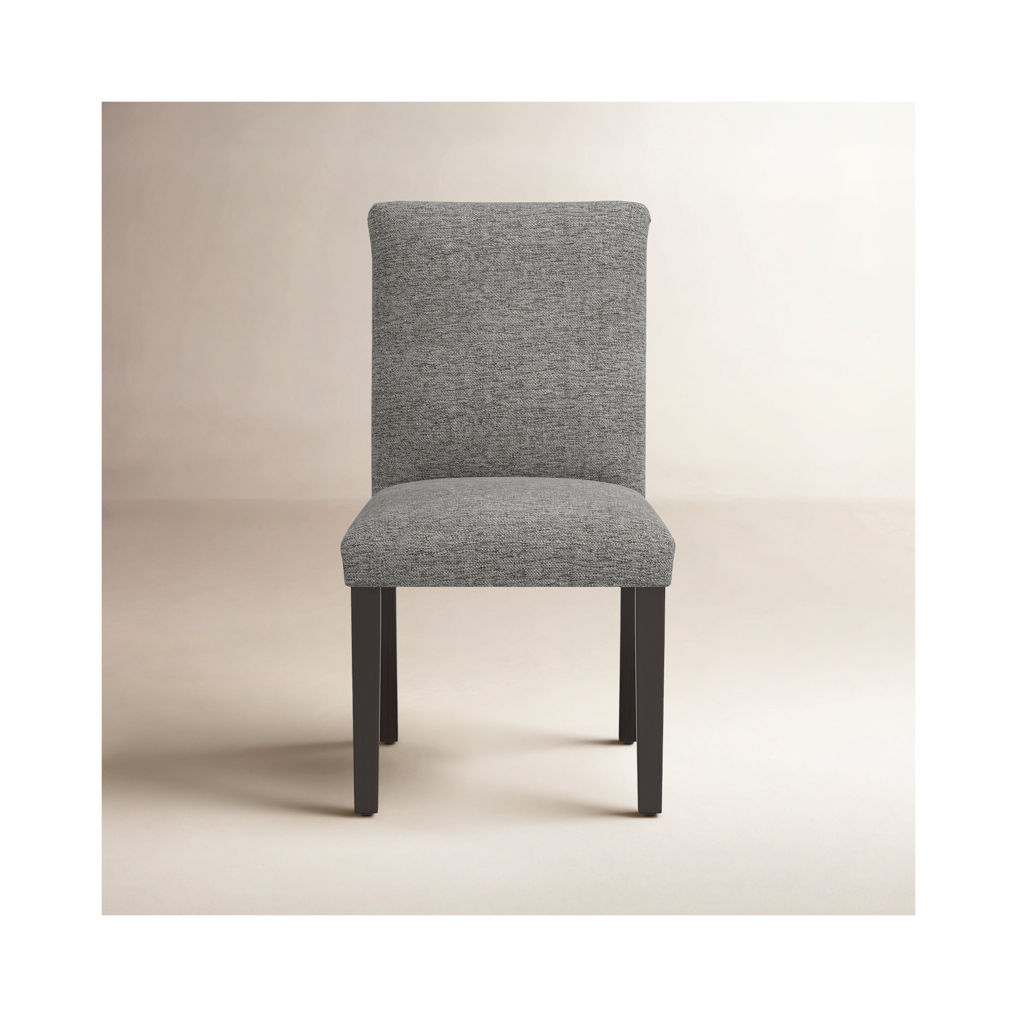 Benson Upholstered Side Chair, Light Brown