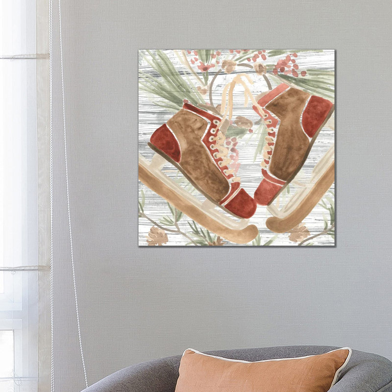 Pinecone Lodge I by June Erica Vess - Wrapped Canvas Gallery-Wrapped Canvas Giclée, 66.04 cm H x 66.04 cm W