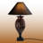 Antique Fabric Cap Bedside Table Lamp