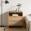 Table de chevet en rotin avec station de charge-1208588830-1208588818