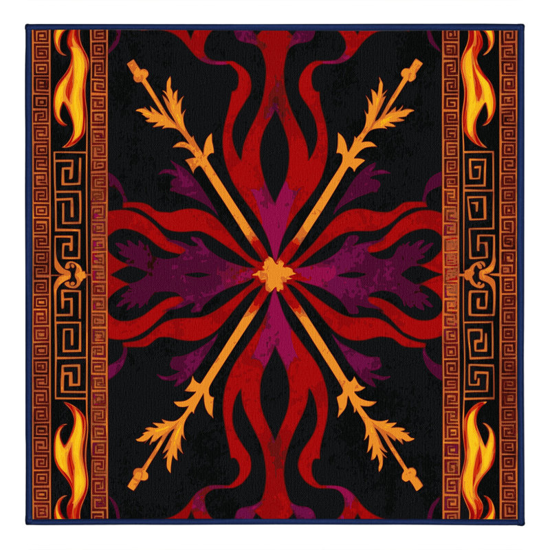 Tapis couronne Enchanted, Carré 7 pi