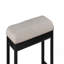 1Pc Counter Height Bench Footrest Upholstered Seat