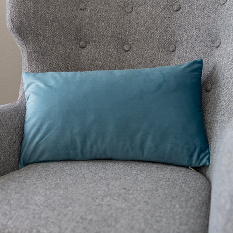 Set of 2 Throw Pillow Covers Only– 12"x20" Decorative Throw Pillow Covers, Blue