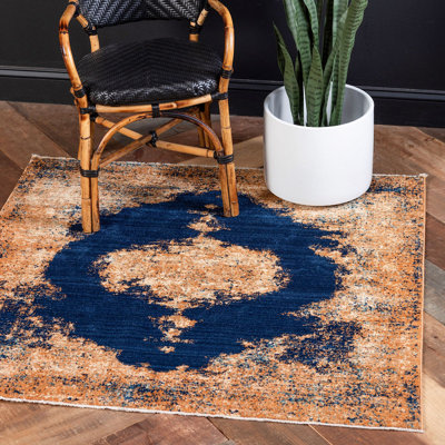 Tapis traditionnel Glorian couleur aube