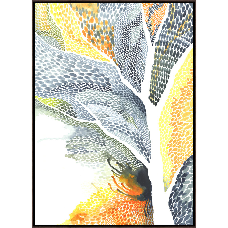 Nature Life II Print by Sara Brown, Brush Gel, 51.5" H x 37.5" W