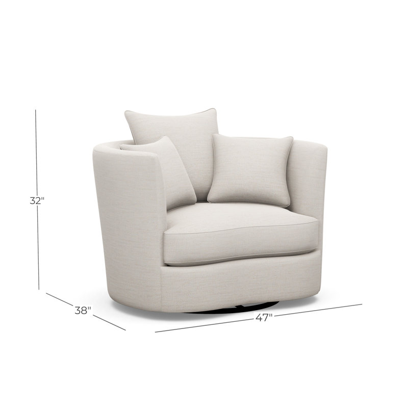 Bruno Swivel Barrel Chair, 3906-99